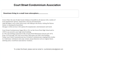 Desktop Screenshot of courtstreetcondos.net